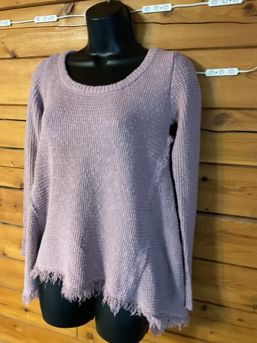 ruby moon soft lavender knit pullover - Picture 3 of 9